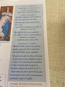 2022 07 16 NOTRE DAME DE SANTA CRUZ EN VISITE A ARGELES SUR MER  (2)